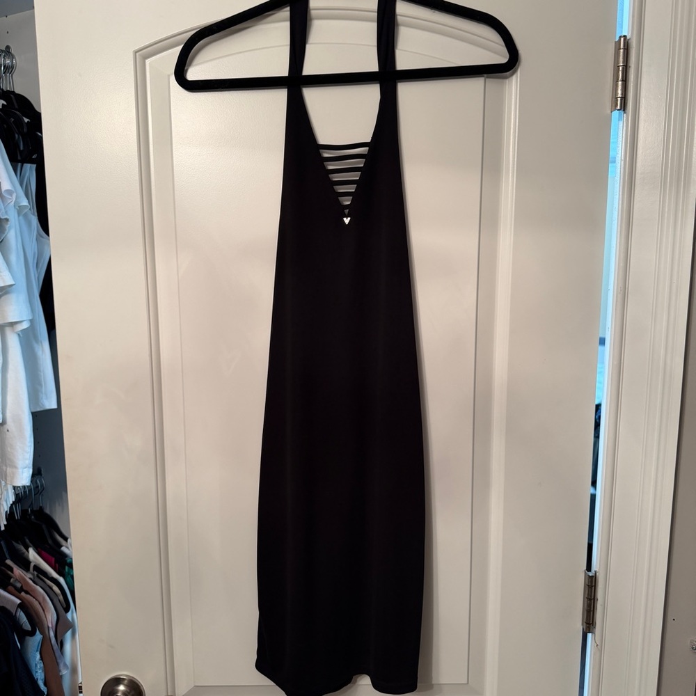 Guess Black Halter Dress